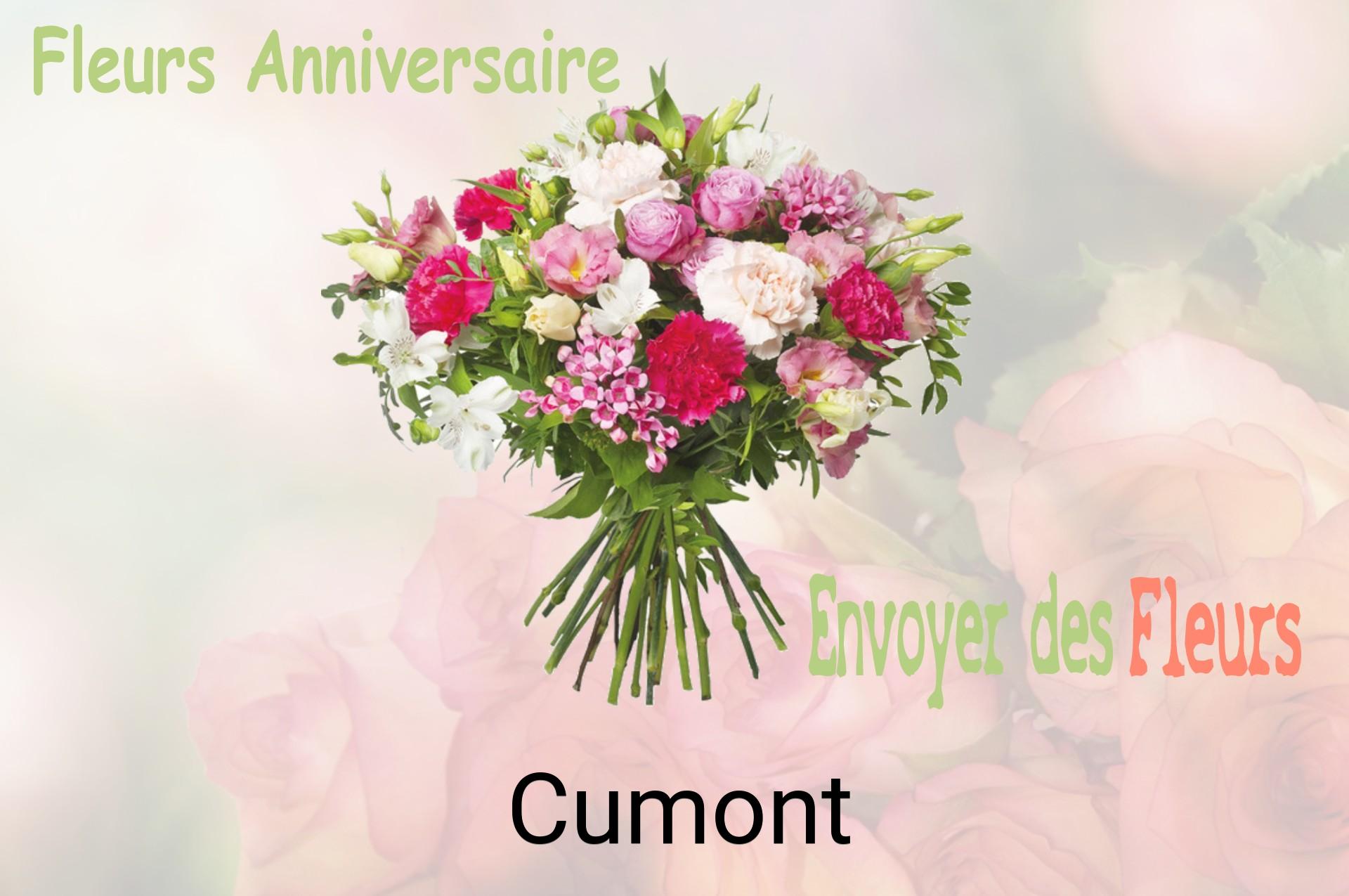 Bouquet de fleurs d’anniversaire livré à Cumont